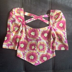 Free People Give Me More Crop Top XS NWT